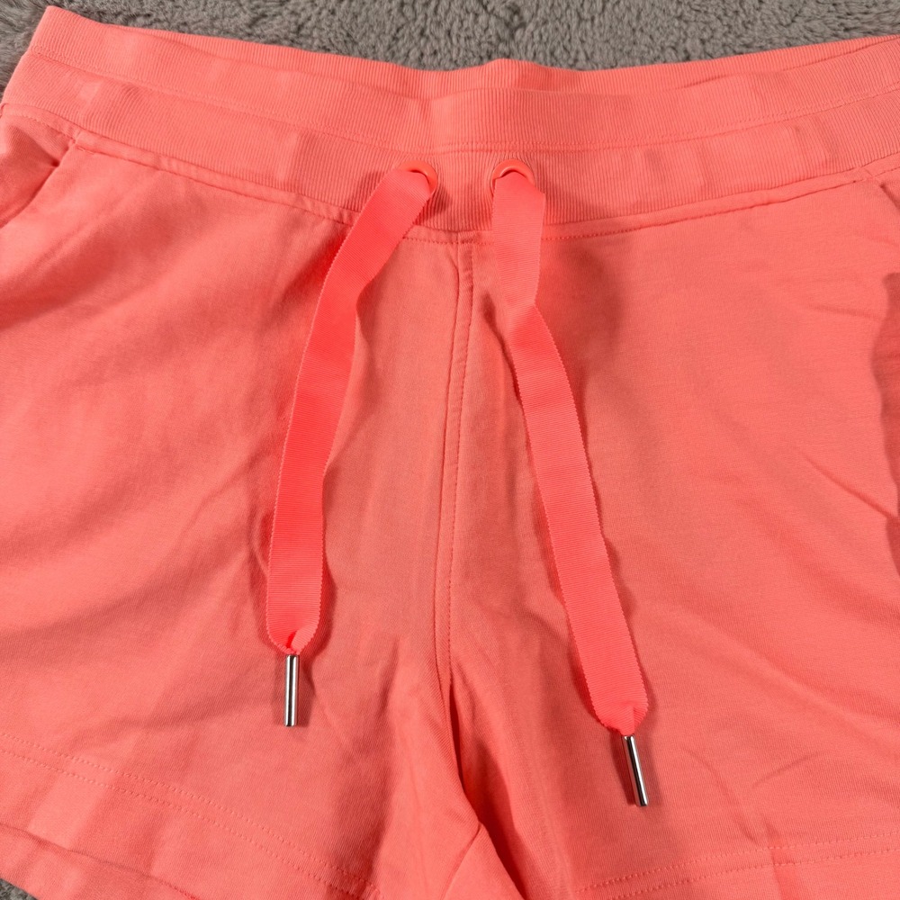 NWT Athleta Balance 4" Shortie Coral Pink Nirvana Fabric Shorts Women M Yoga Gym - Picture 10 of 10
